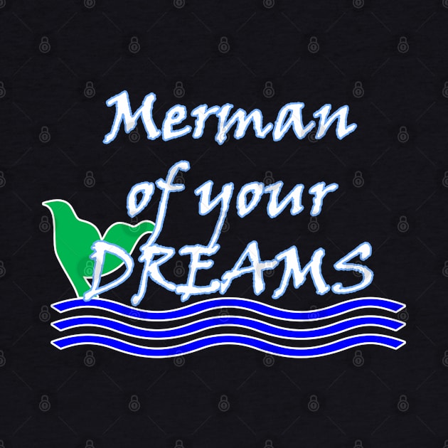 Merman of Your Dreams (White) by BlakCircleGirl